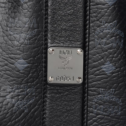 MCM Visetos Medium Liz Reversible Shopper Tote Black 10 of 11