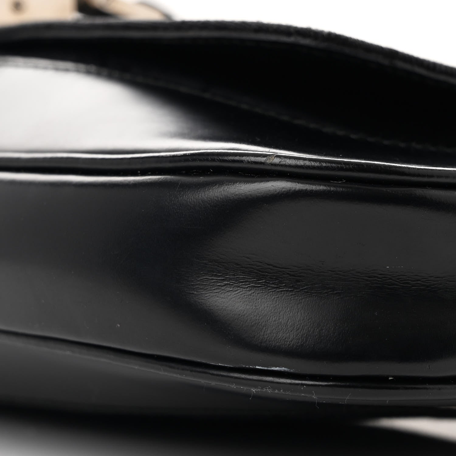 Gucci Monogram Calfskin Small Jackie O Hobo Black 10 of 13