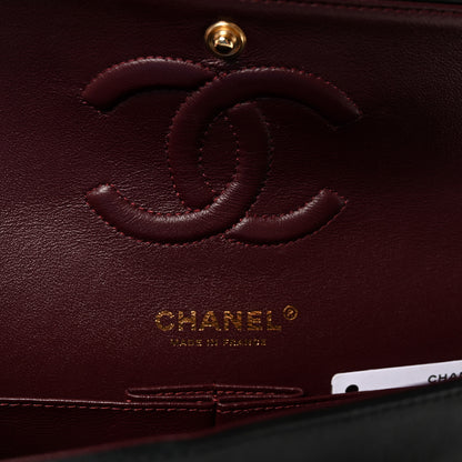 Chanel Lambskin Quilted Medium Double Flap Black 6 of 11