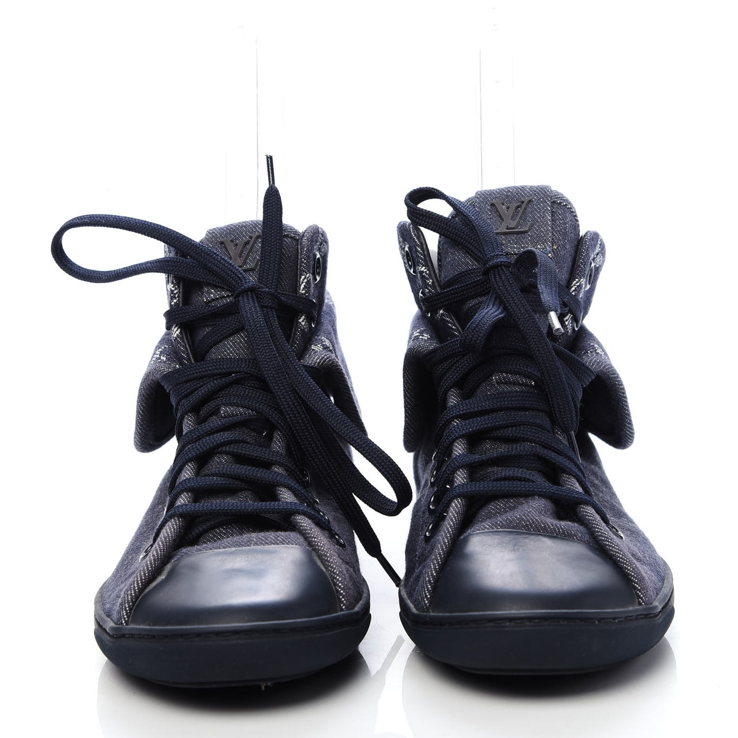 Monogram Denim Brea Sneaker 37 Blue