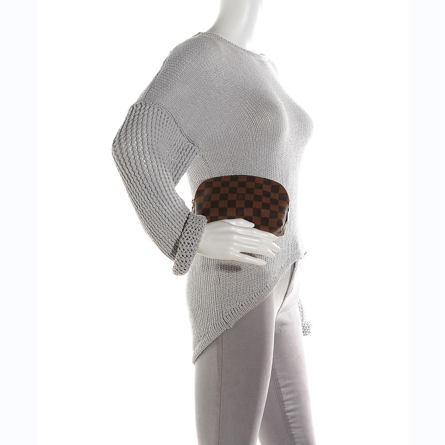 Louis Vuitton Damier Ebene Cosmetic Pouch 2 of 7