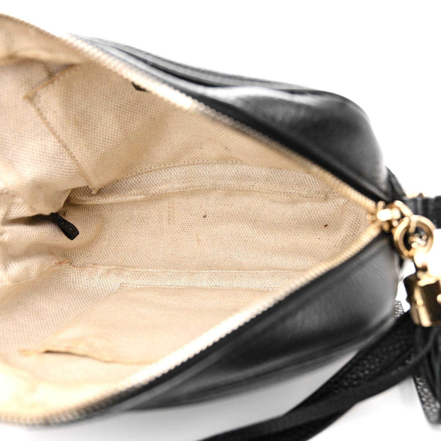 Gucci Pebbled Calfskin Small Soho Disco Bag Black 5 of 15
