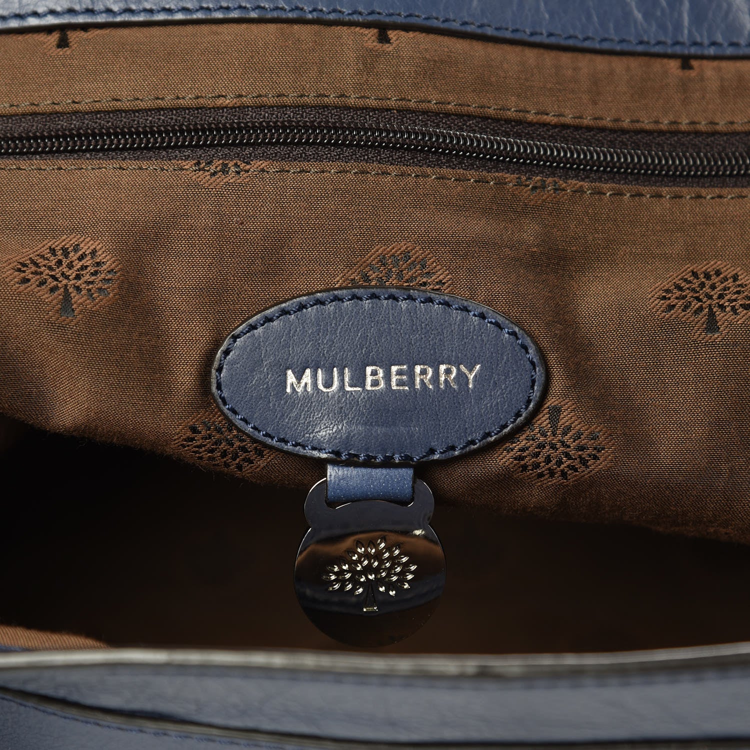 Mulberry Soft Buffalo Medium Alexa Slate Blue 6 of 13