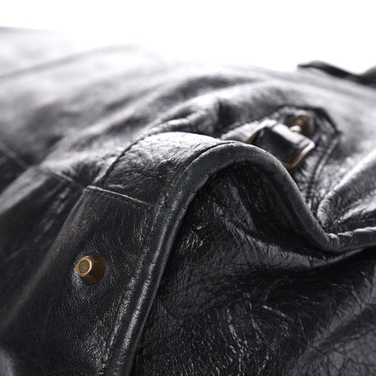 Balenciaga Agneau Classic Hardware Weekender Black 12 of 21