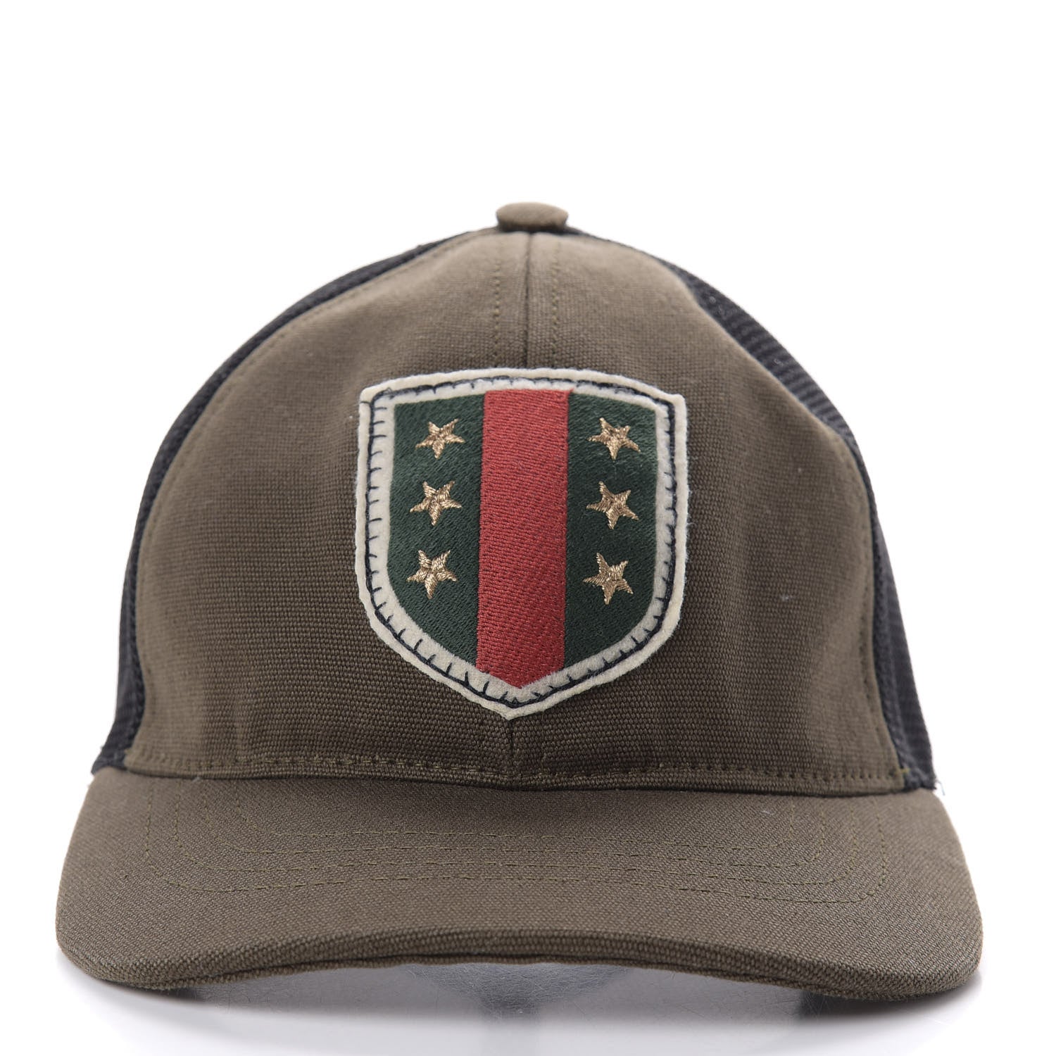 Gucci Cotton Baseball Hat Military Green 3 of 9