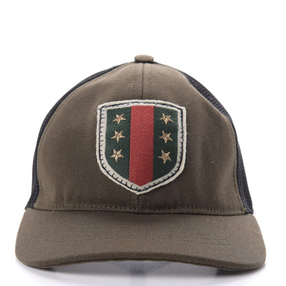 Gucci Cotton Baseball Hat Military Green 3 of 9