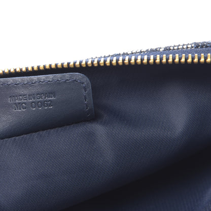 Christian Dior Monogram Mini Saddle Pochette Navy 6 of 9