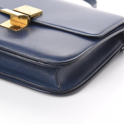 Celine Box Calfskin Medium Classic Box Flap Bag Indigo 8 of 8