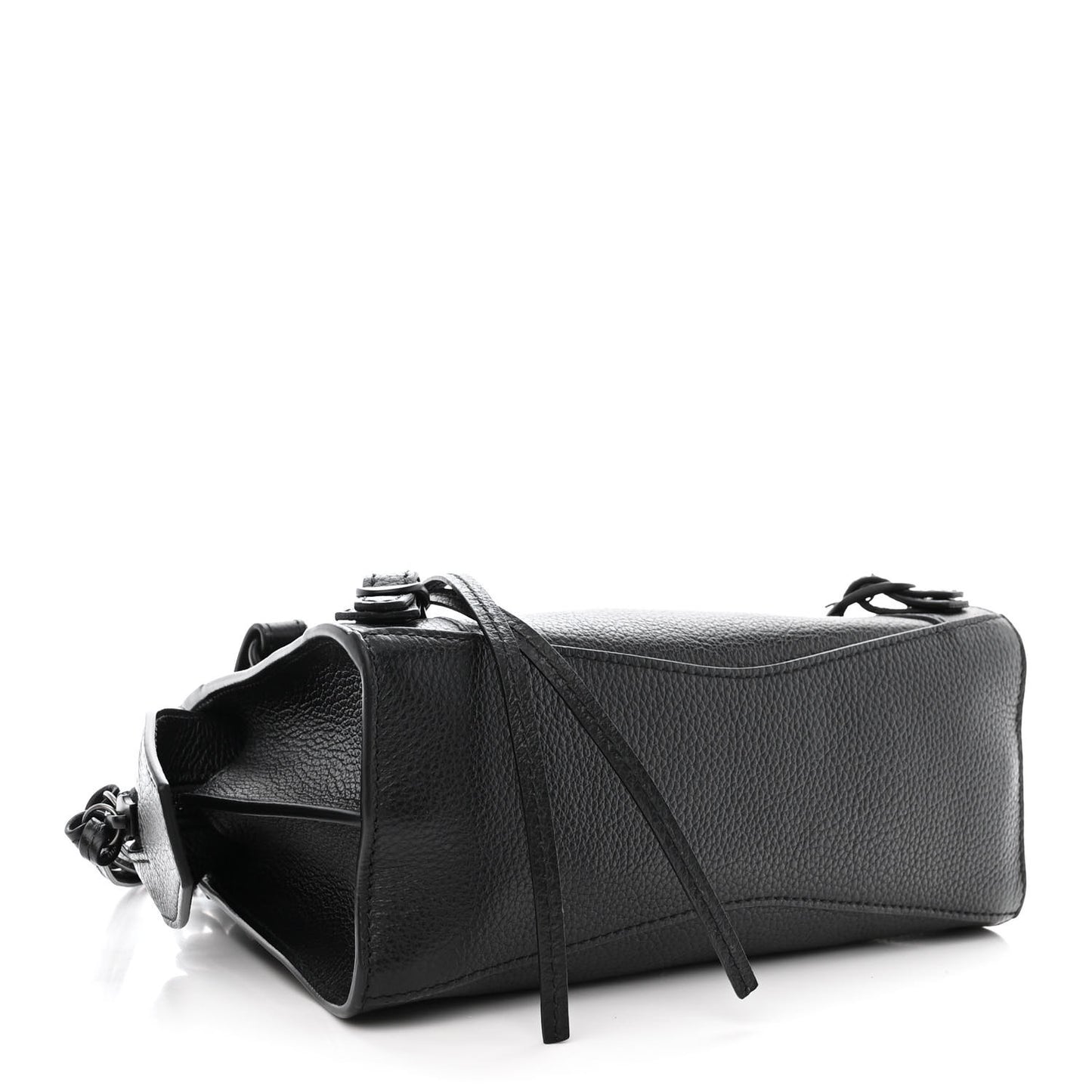 Grained Calfskin Neo Classic Black Hardware Mini City Black
