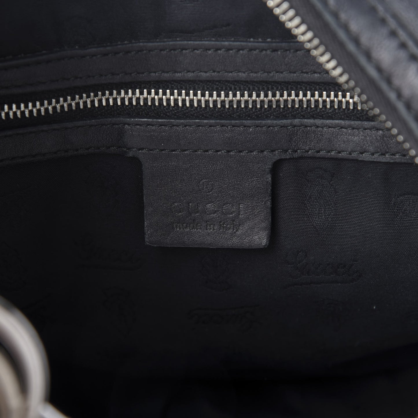 Guccissima Medium GG Twins Hobo Black