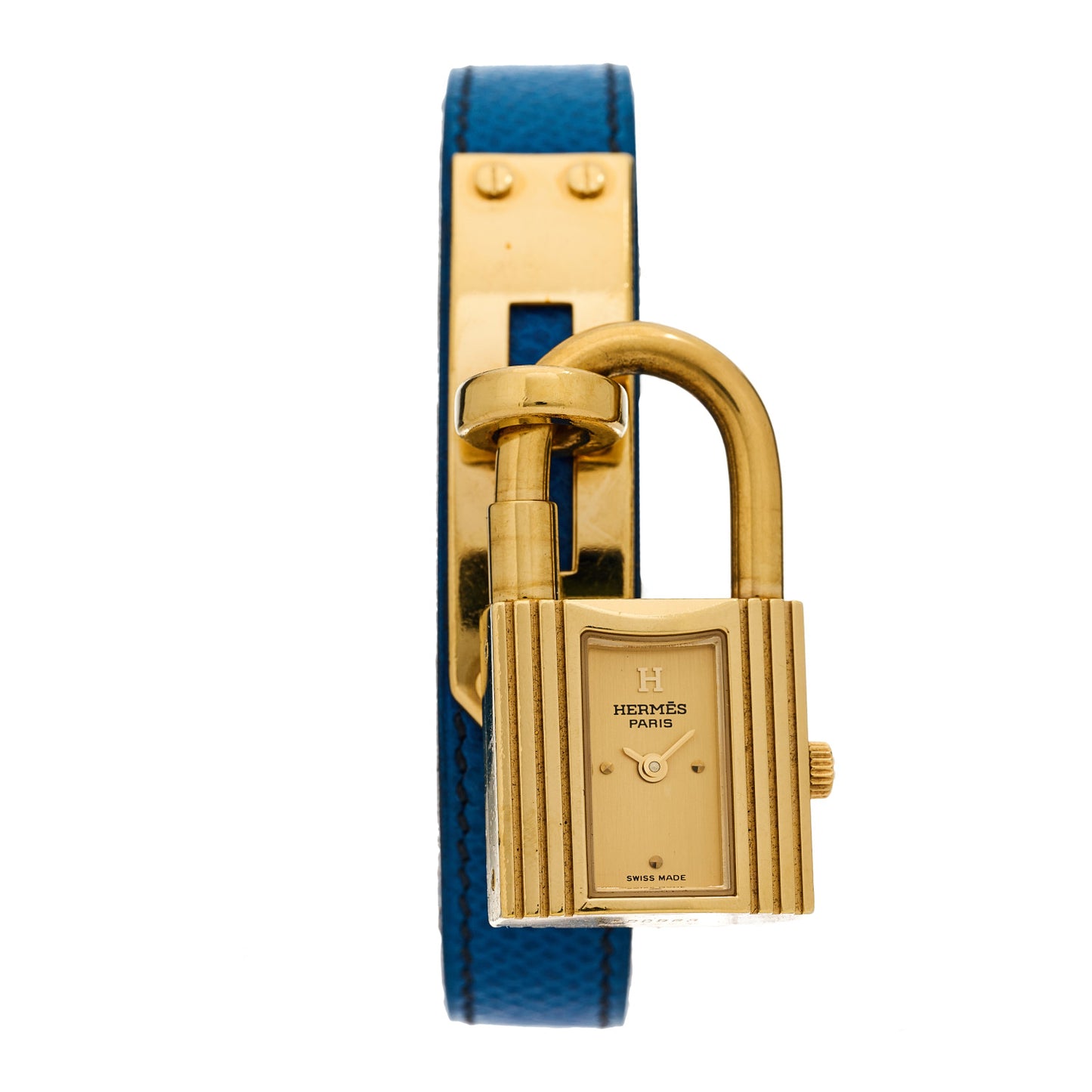 Stainless Steel Courchevel 20mm Kelly Cadena Quartz Watch Bleu France