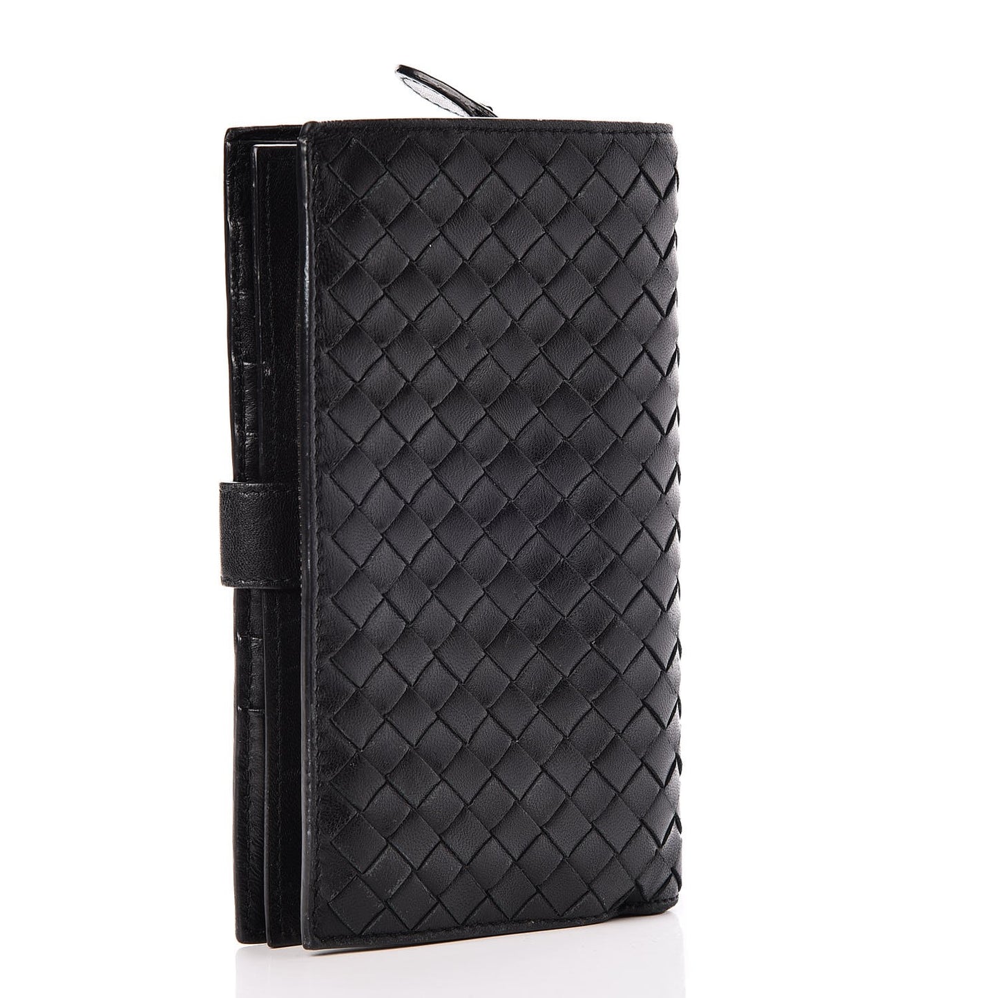 Nappa Intrecciato Continental Wallet Black