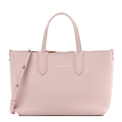Alexander McQueen Saffiano Mini Shopper Tote Pink 1 of 9