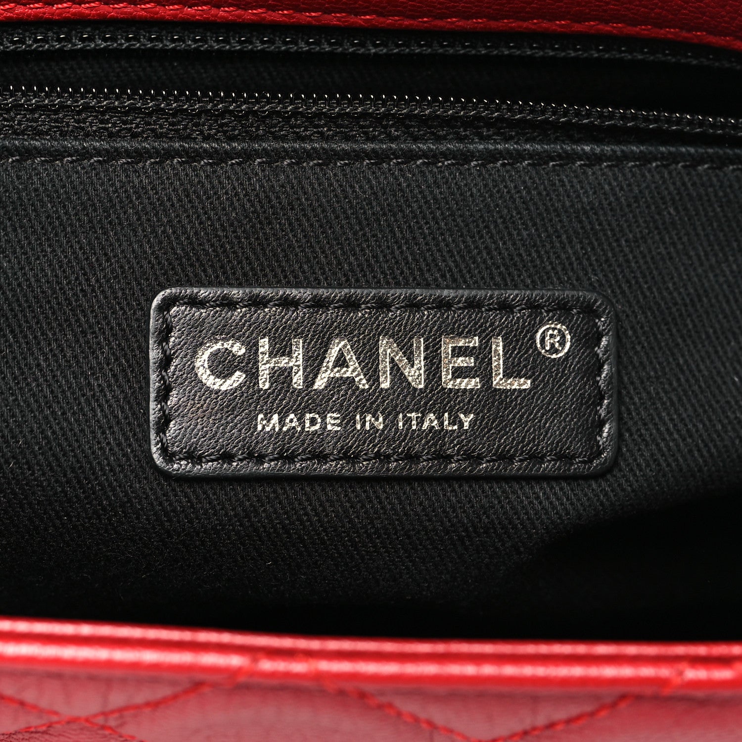 Chanel Goatskin Quilted Medium City Rock Flap Red 6 of 10