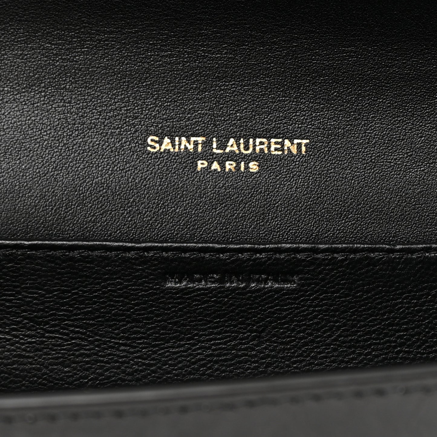Calfskin Python Embossed Monogram Uptown Chain Wallet Black