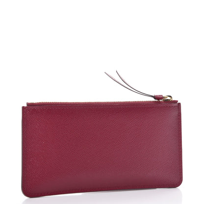 Louis Vuitton Calfskin Jeanne Wallet Zippered Insert Fuchsia 3 of 7