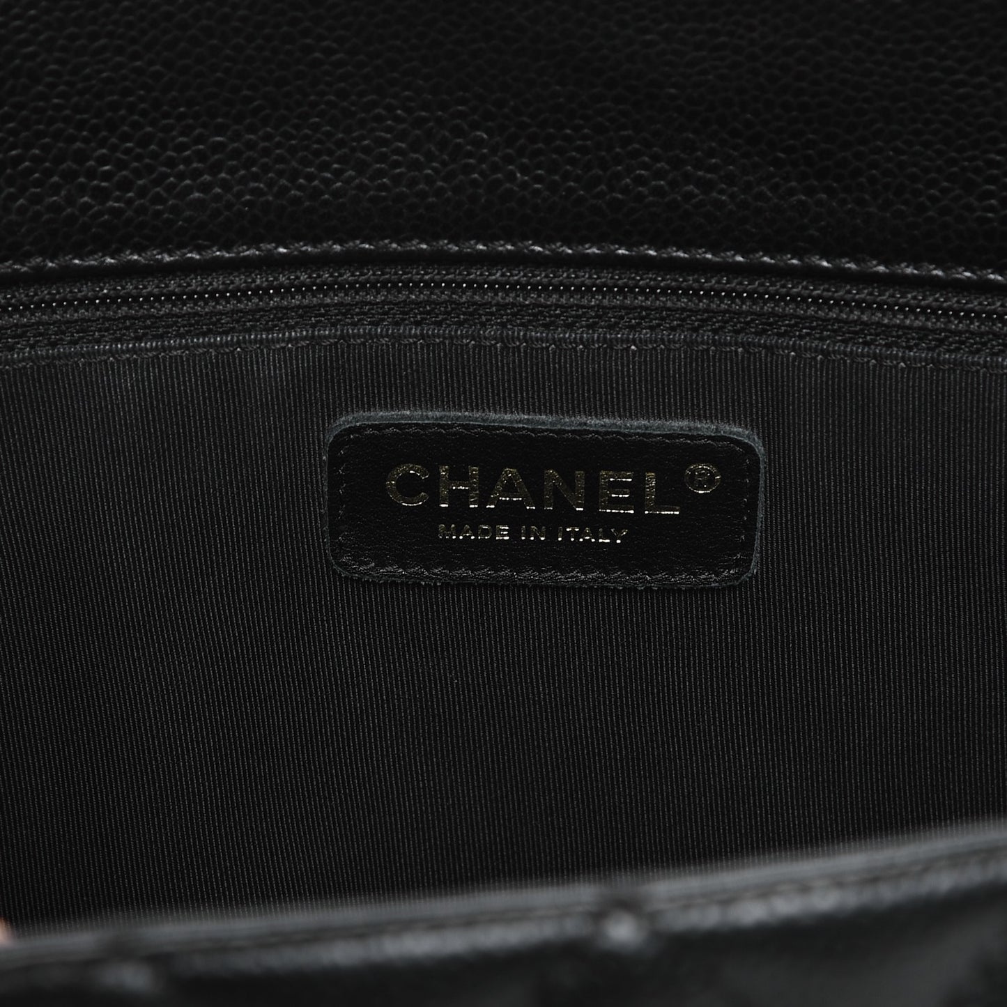 Caviar Quilted Grand Shopping Tote GST Black