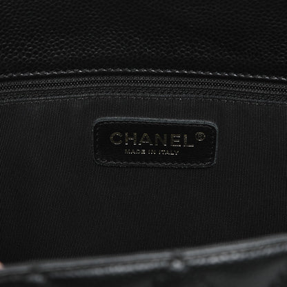 Chanel Caviar Quilted Grand Shopping Tote GST Black 6 of 9