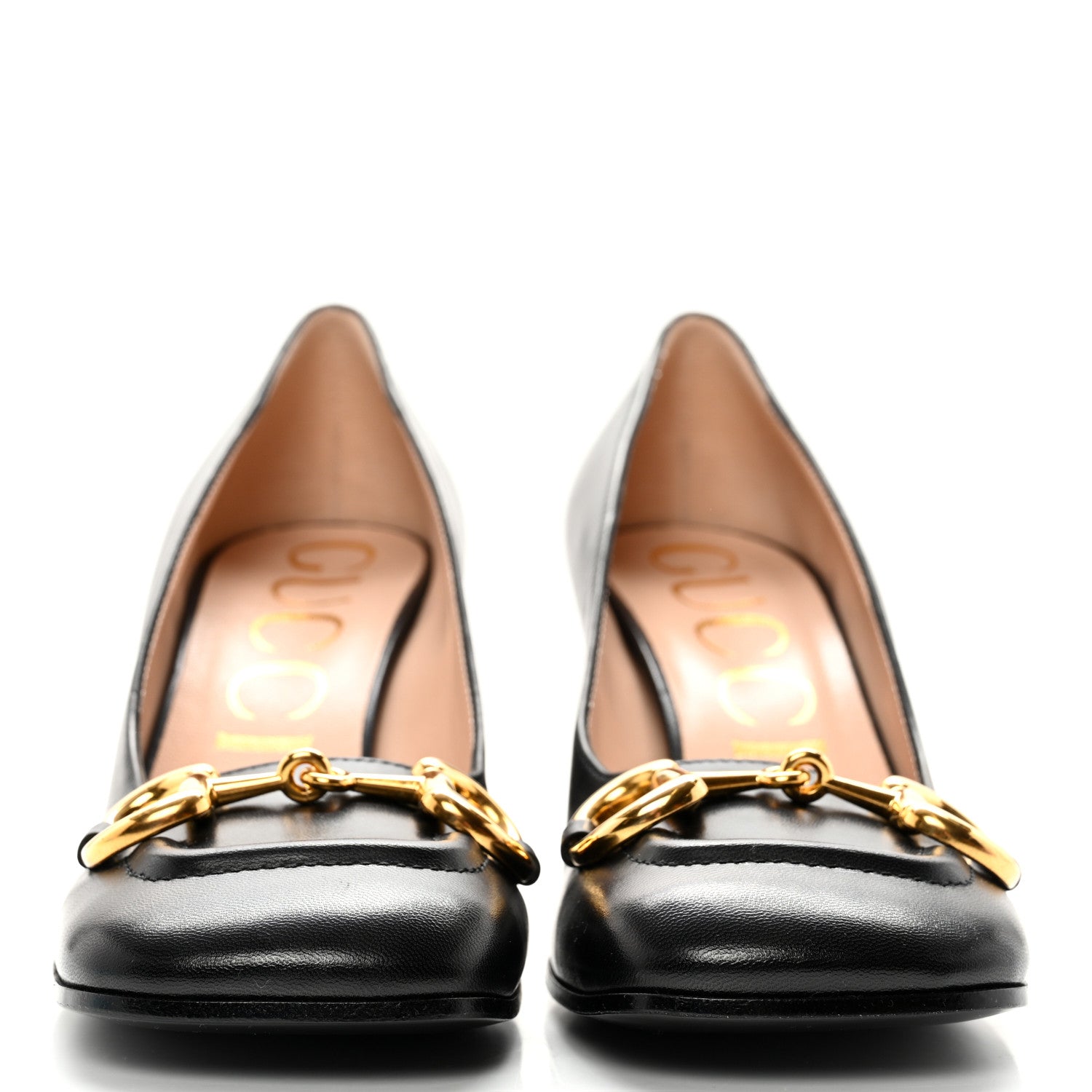 Gucci Malaga Kid Horsebit 75mm Pumps 38 Black 2 of 11