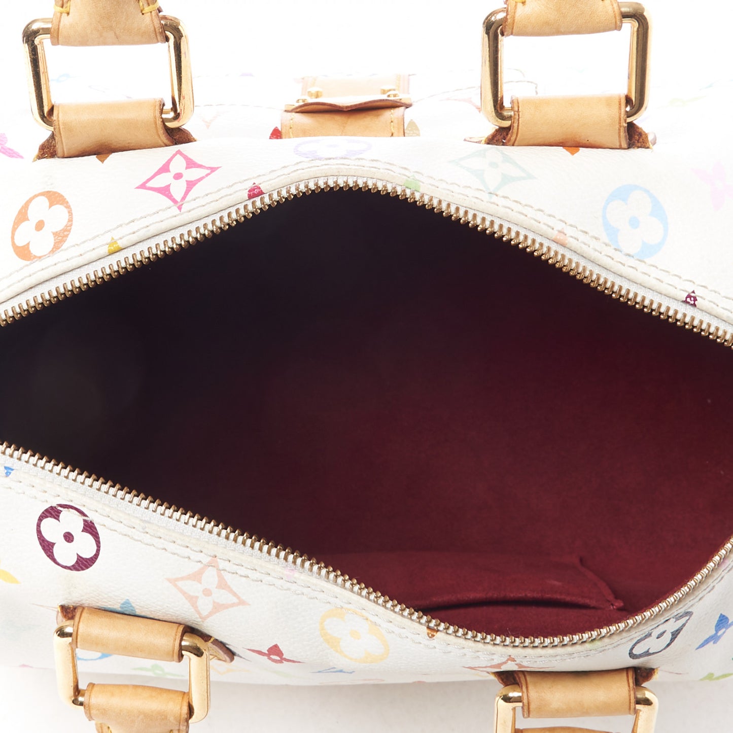 Monogram Multicolor Speedy 30 White