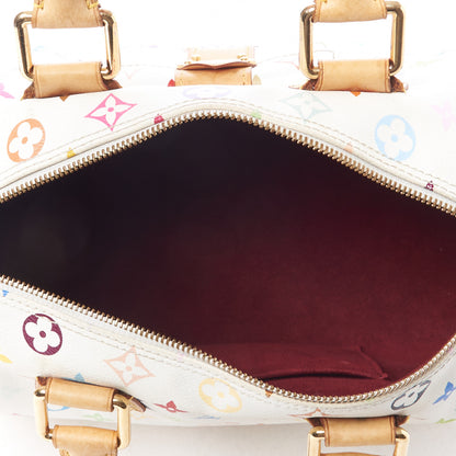 Louis Vuitton Monogram Multicolor Speedy 30 White 4 of 11