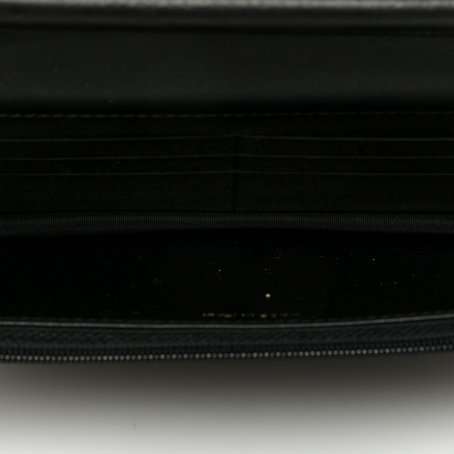 Caviar Chevron Quilted Boy Wallet On Chain WOC Black