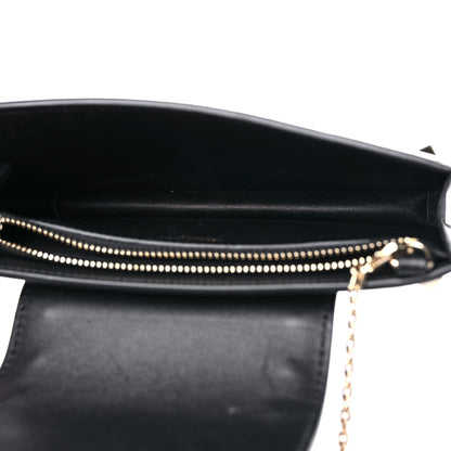 Valentino Garavani Calfskin Rockstud Phone Case With Chain Black 5 of 13