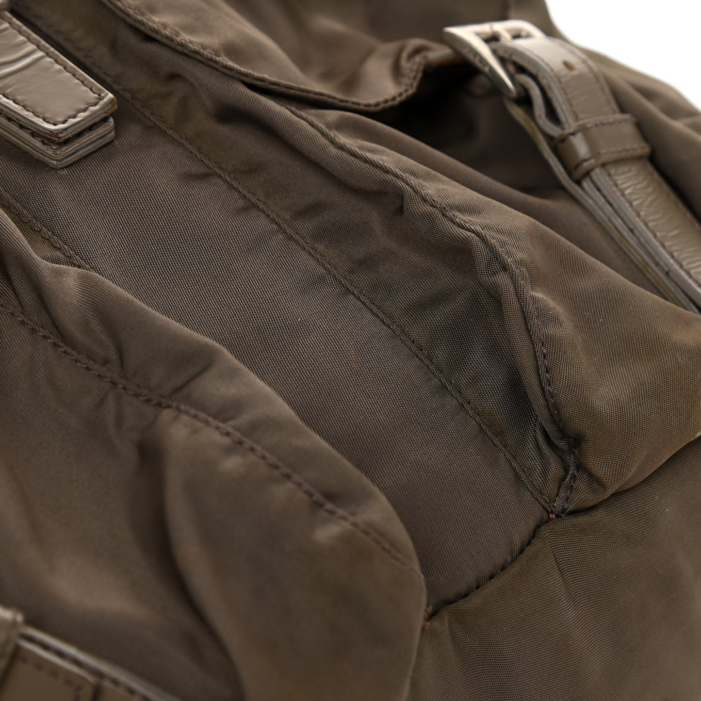 Tessuto Nylon Vela Medium Backpack Fumo