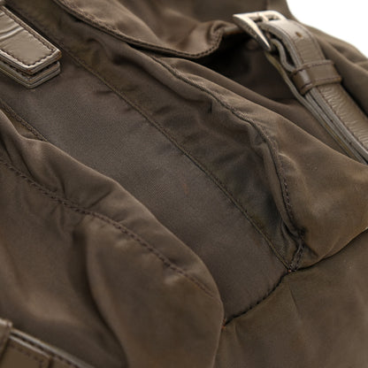 Prada Tessuto Nylon Vela Medium Backpack Fumo 12 of 19