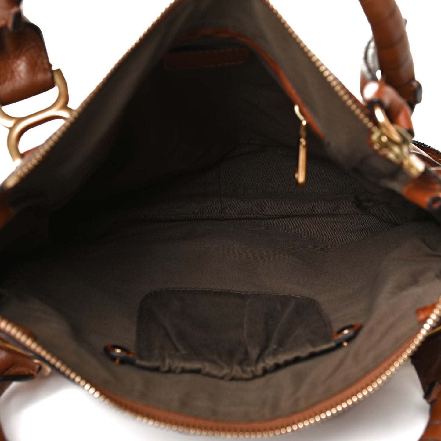 Calfskin Medium Marcie Satchel Tan