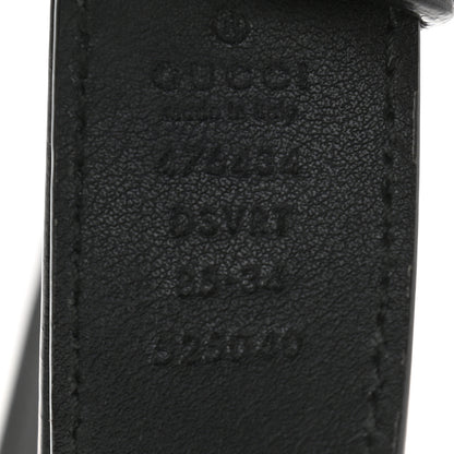 Gucci Calfskin Matelasse GG Marmont Belt Bag 85 34 Black 8 of 10