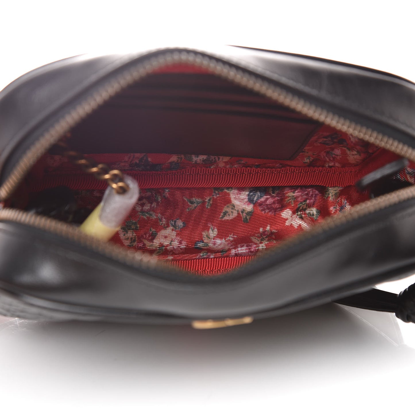Calfskin Trapuntata Web Mini GG Shoulder Bag Black