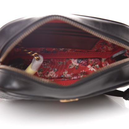 Gucci Calfskin Trapuntata Web Mini GG Shoulder Bag Black 5 of 8