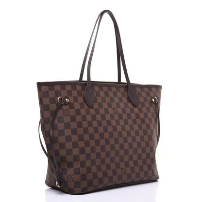 Louis Vuitton Damier Ebene Neo Neverfull MM Rose Ballerine 3 of 15