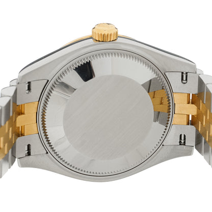 Rolex Stainless Steel 18K Yellow Gold Diamond Mother of Pearl 31mm Oyster Perpetual Datejust Watch 278273 4 of 5