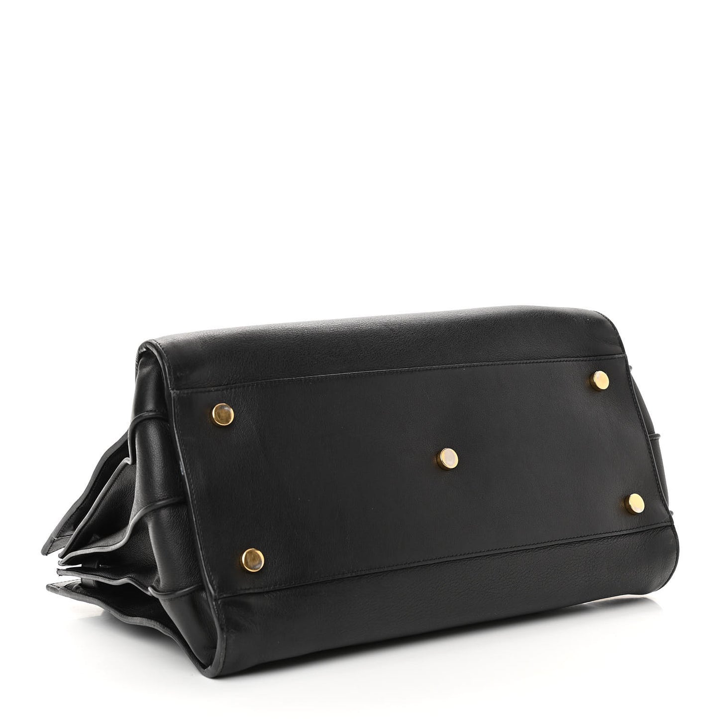 Calfskin Small Sac De Jour Black