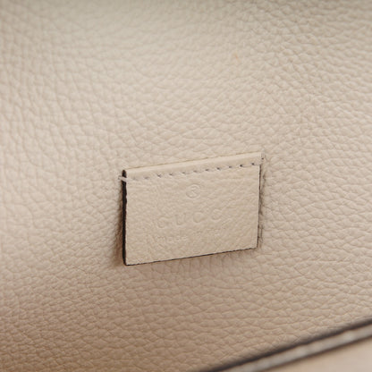 Gucci Soft Calfskin Small Jackie Shoulder Bag White Magnolia 6 of 7