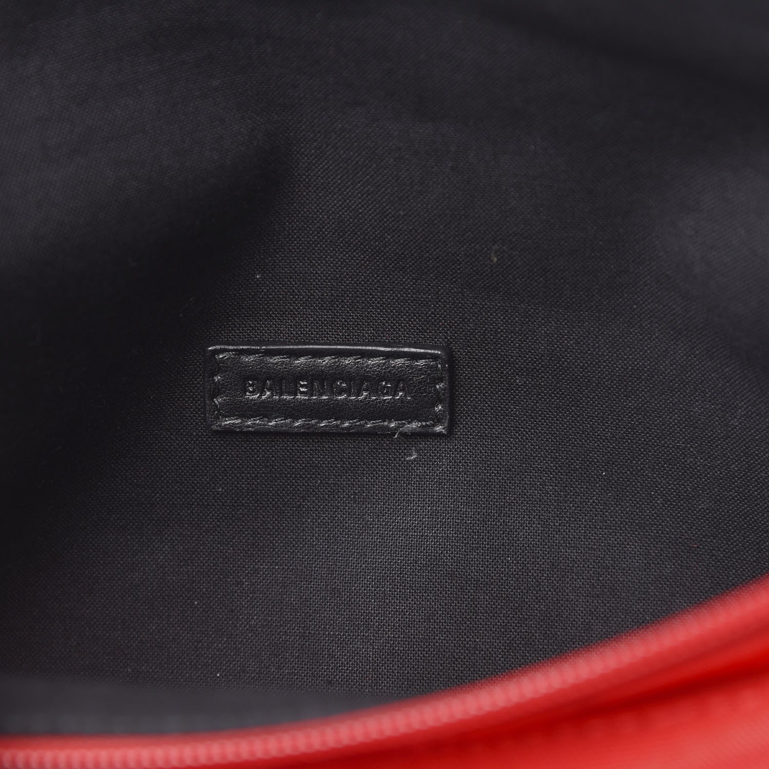 Balenciaga Nylon Crest Logo Embroidered Explorer Beltpack Bright Red 6 of 10