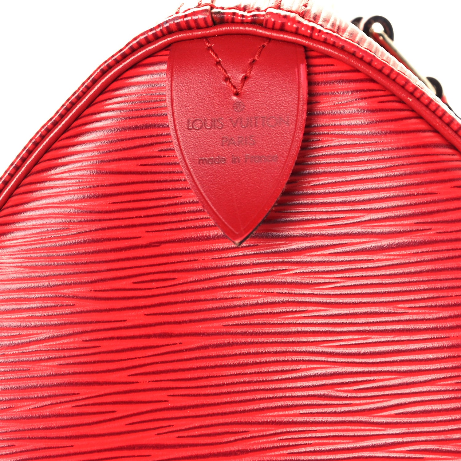 Louis Vuitton Epi Speedy 25 Castillan Red 5 of 8