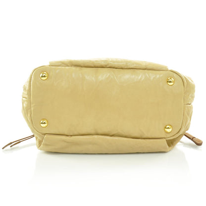 Prada Nappa Antique Drawstring Bag Cuoio 5 of 9