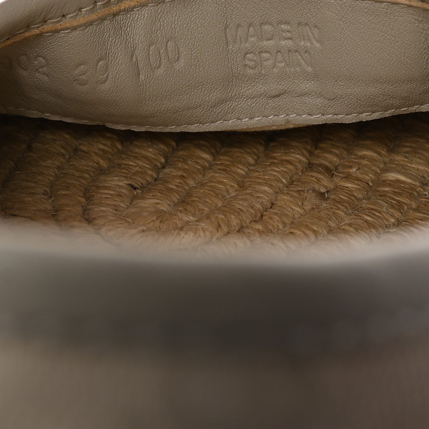 Gucci Washed Cotton Miro Soft Calfskin GG Monogram Espadrilles 39 White Mystic White 9 of 9