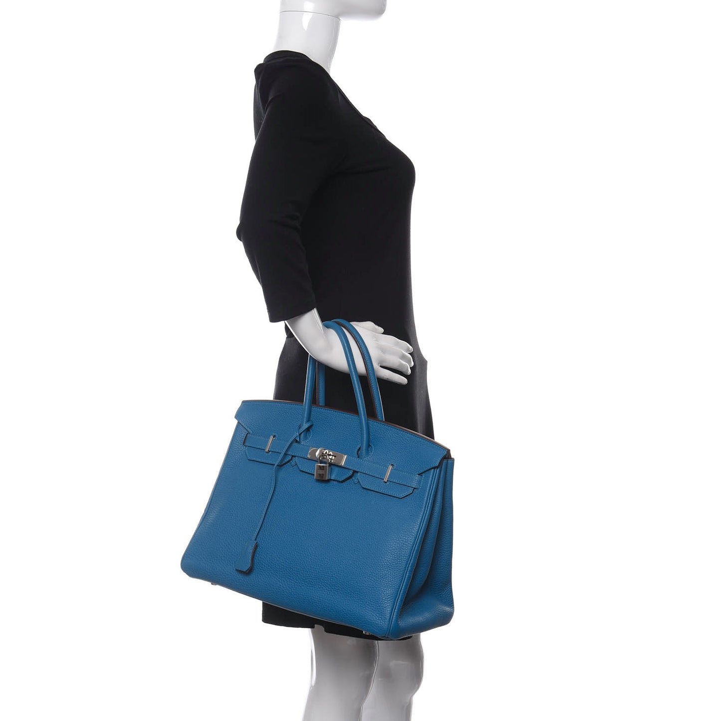 Togo Birkin 35 Bleu Azteque