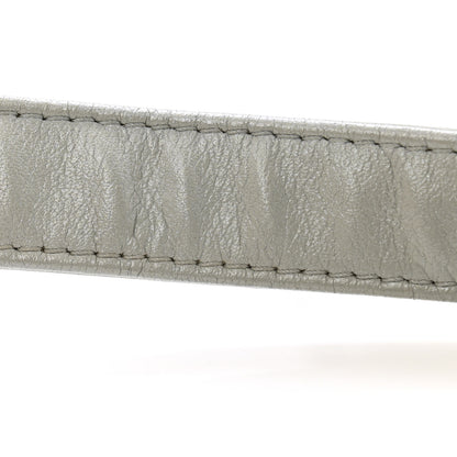Chanel Metallic Lambskin Quilted Medium Boy Flap Silver 13 of 13