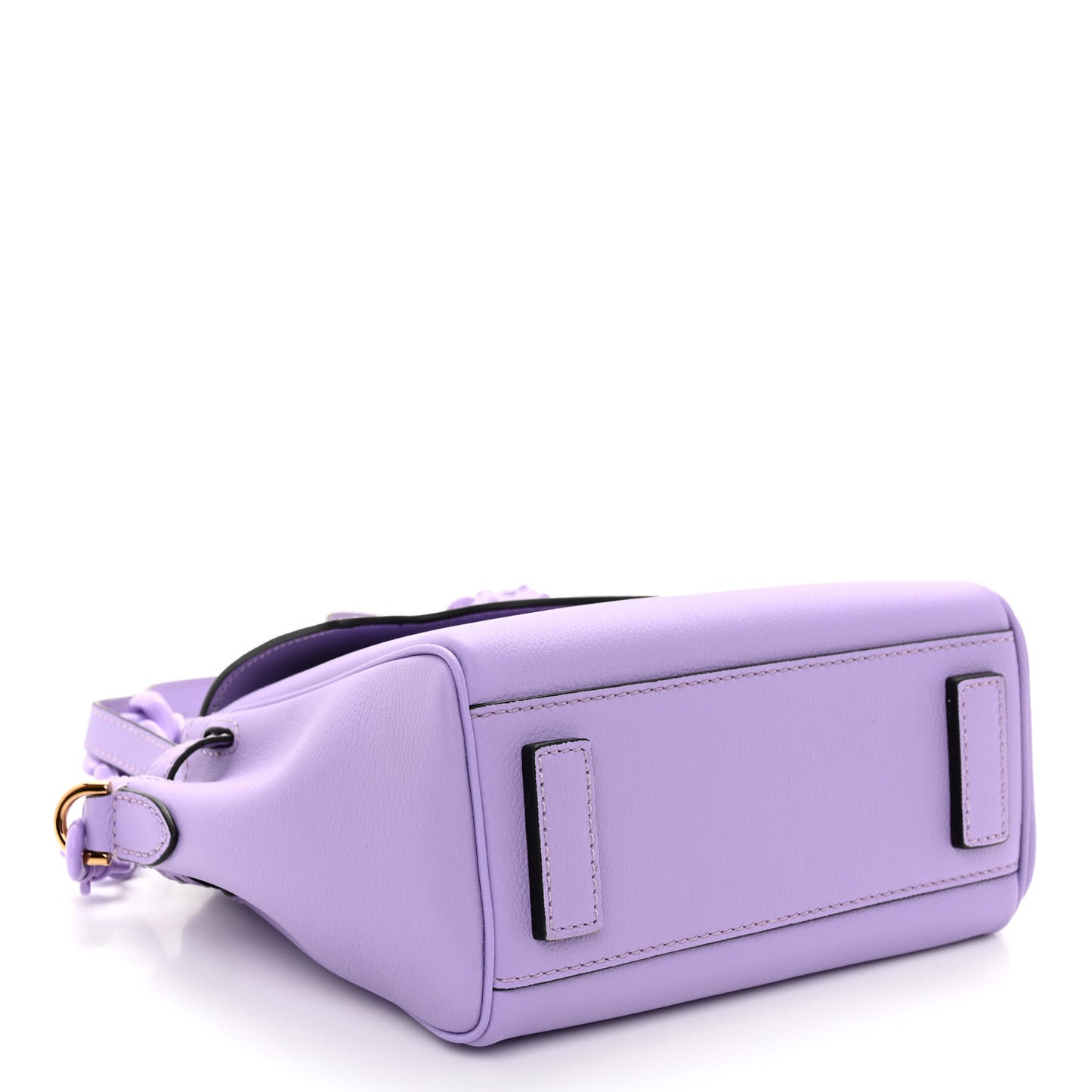 Calfskin Small La Medusa Top Handle Handbag Lilac