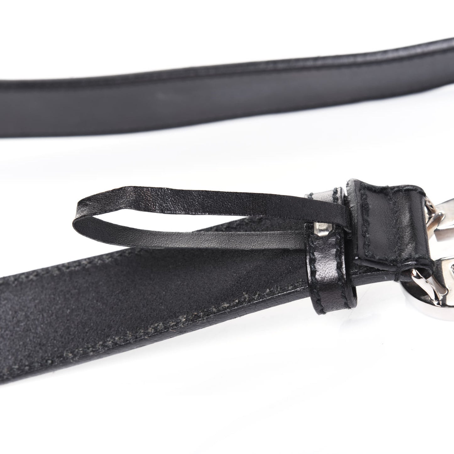 Calfskin Interlocking G Belt 85 34 Black