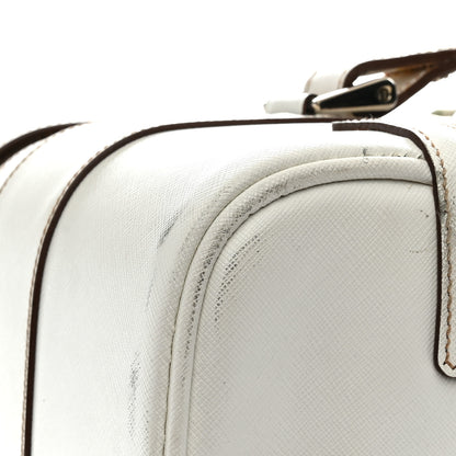 Prada Saffiano Travel Trolley Luggage White 11 of 14