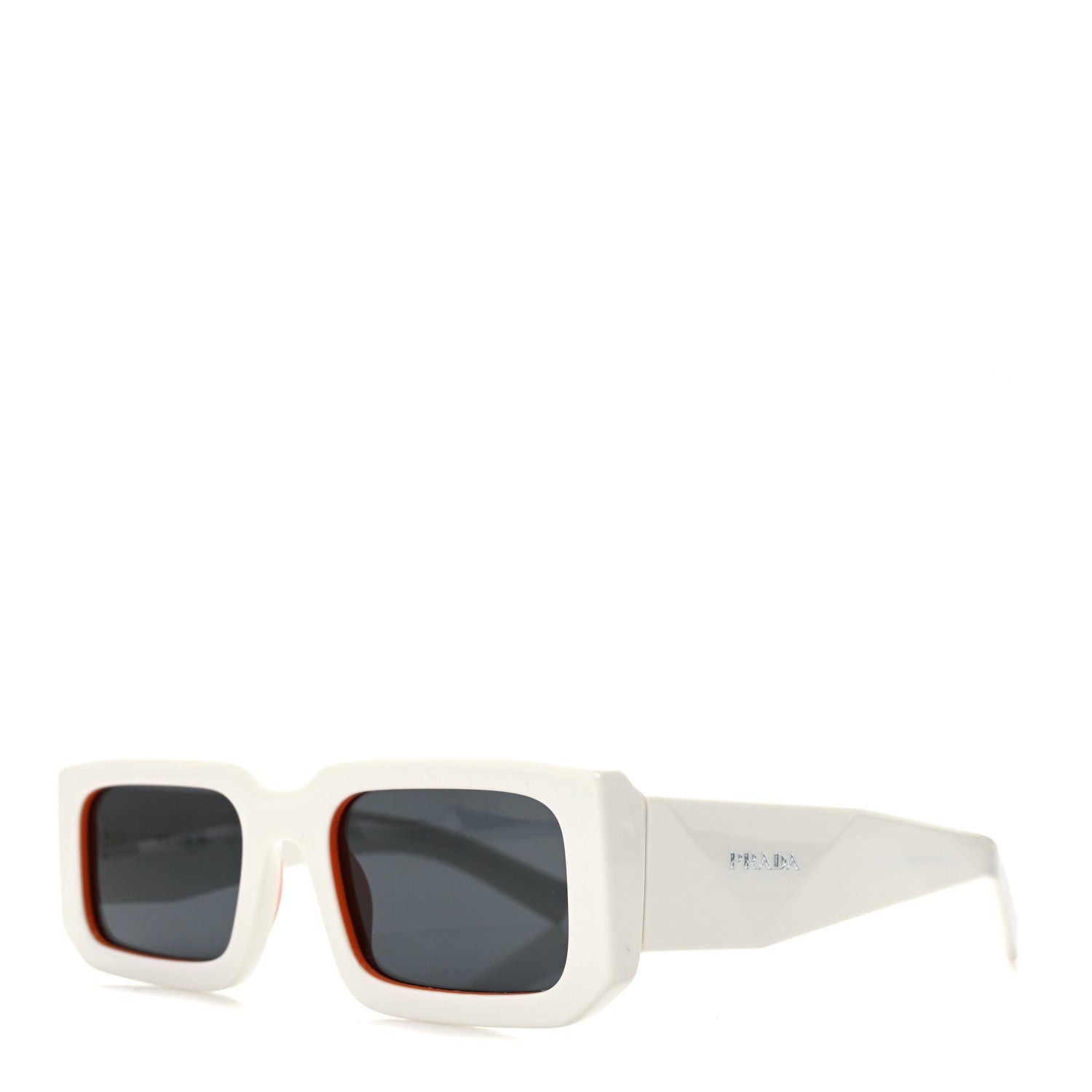 Prada Acetate Symbole Sunglasses SPR 06Y White 1 of 7