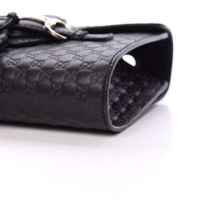 Gucci Microguccissima Mini Emily Shoulder Bag Black 10 of 10