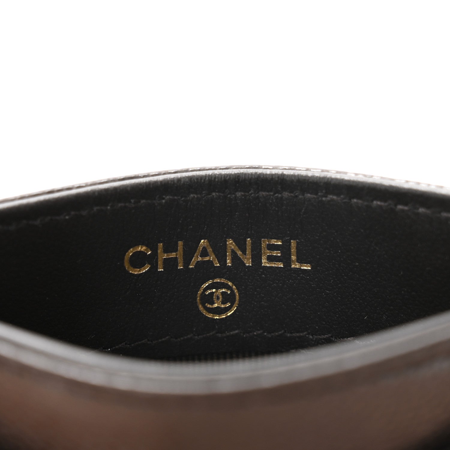 Chanel Caviar Quilted Card Holder Dark Brown 6 of 9