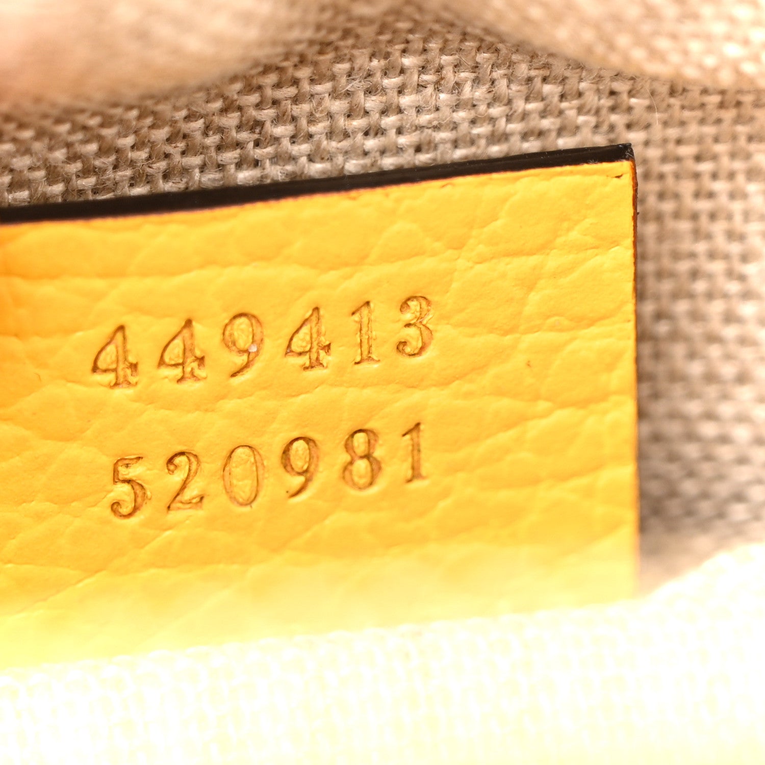 Gucci Monogram Dollar Calfskin Mini Bree Messenger Bag Beige Ebony New Buttercup 7 of 11